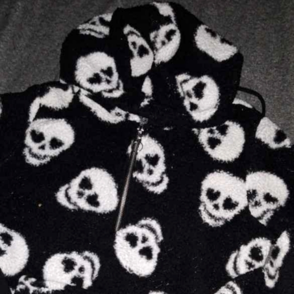 Cozy skull sweater